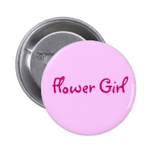 Flower Girl button