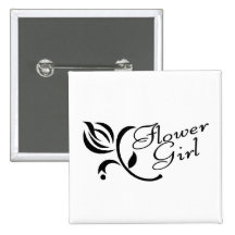 Flower Girl Button