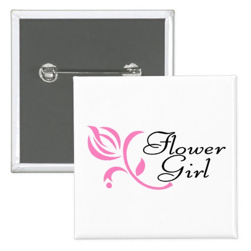 Flower Girl Buttons