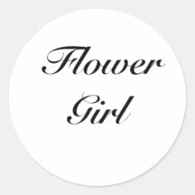 flower girl gear sticker