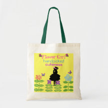Flower Girl handpicked cuteness Totebag