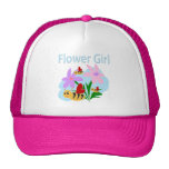 Flower Girl Mesh Hats