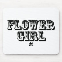Flower Girl - Old West Mouse Pad
