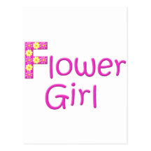 flower girl post card