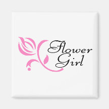 Flower Girl Refrigerator Magnets