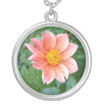 Flower macro necklace