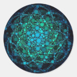 FLOWER OF LIFE ORBS STICKER