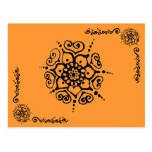 Flower Of Love (Henna) Postcards