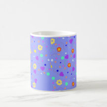 Flower Pattern products, fully customisable. Mugs