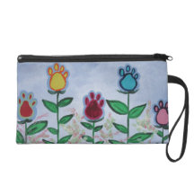 Flower Paws Wristlet