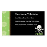 Flower Peace Skull Business Card