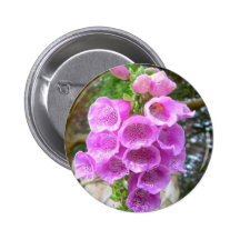 Flower Pinback Buttons
