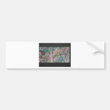 flower power autocollant pour voiture