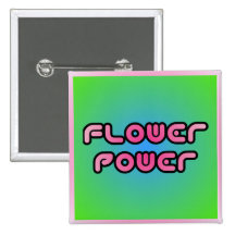 "Flower Power" Button