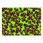Flower Power Hearts Greeting Card