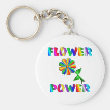 Flower Power Keychains