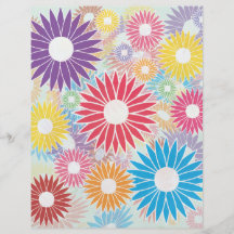 Flower Power Print Personalized Flyer