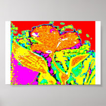 Flower Psychedelic Print