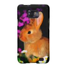 Flower Rabbit Samsung Galaxy S2 Cases