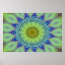 Flower/Star Mandala Posters