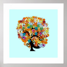 Flower Tree Print