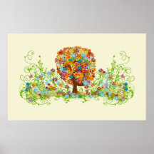 Flower Tree Print