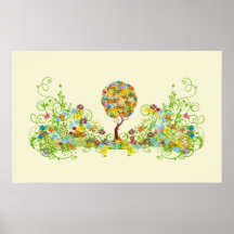 Flower Tree Print