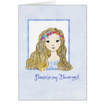 flowergirl invitation cards