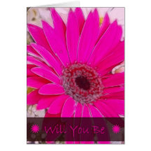 Flowergirl Invite Card