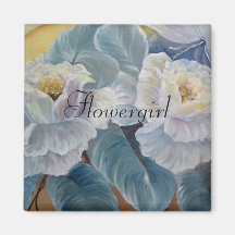flowergirl -Magnet