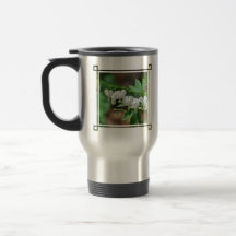 Flowering Bleeding Heart Travel Mug
