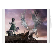 FLOWERS AND FANTASIES 2 GREETING CARD