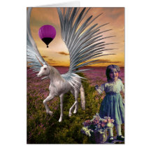 FLOWERS AND FANTASIES 3 GREETING CARDS