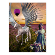 FLOWERS AND FANTASIES 3 POSTCARD