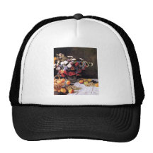 Flowers and Fruits by Claude Monet Hats