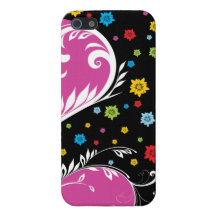 Flowers and Swirls iPhone 5 Cover