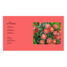Flowers Business Card