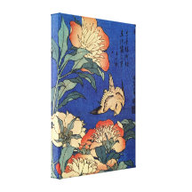 Flowers by Hokusai Stretched Canvas Prints
