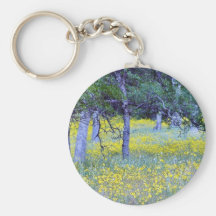 Flowers Fields Forests Oaks Key Chain