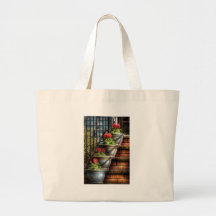 Flowers - Four Pots Tote Bags