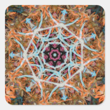 Flowers with tropical colours Nov 2012 Sticker