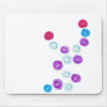 flowery bubbles mousepad