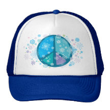 Flowery Peace sign Hat