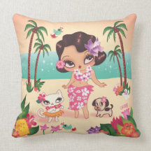 Fluff Hula Lulu Pillow