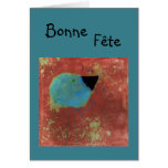 fluffus Bonne Fete Card