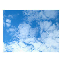 Fluffy White Clouds Photograph