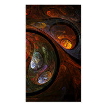 Fluid Connection Abstract Art Business Card