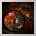 Fluid Connection Abstract Art Print