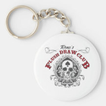 Flush Draw Club Keychain