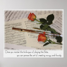 Flute - Art of Energy & Beauty Print